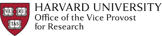harvard university office of the vice provost for research